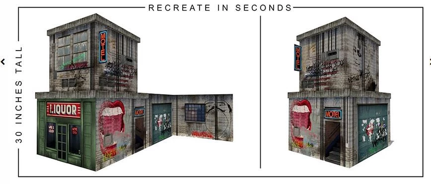 1:12 Scale Action Figure Accesories Extreme Sets Building 6.0 Pop-Up DIorama Display 1/12 Scale Action Figures 2 1:12 Scale Action Figure Accesories Extreme Sets Building 6.0 Pop-Up DIorama Display 1/12 Scale Action Figures