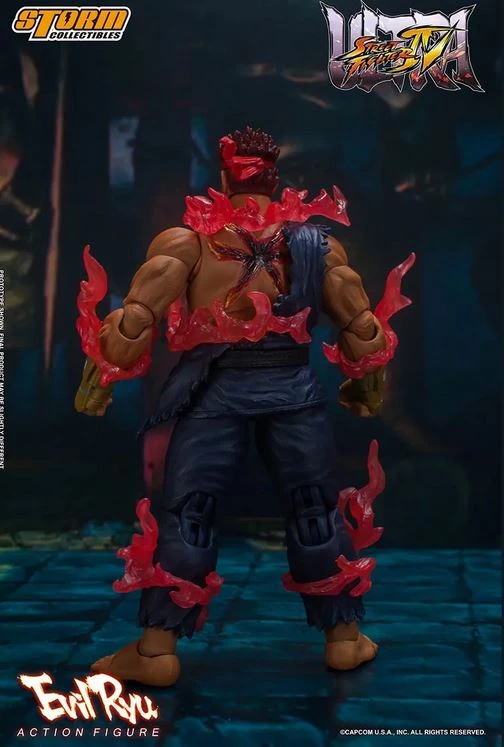 Bandai Storm Collectibles Evil Ryu "Ultimate Street Fighter IV" 1/12 Action Figure 2 Bandai Storm Collectibles Evil Ryu "Ultimate Street Fighter IV" 1/12 Action Figure