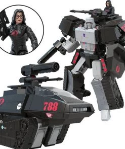 Hasbro Toys **Pre Order**Transformers Collaborative G.I. Joe Mash-Up Megatron H.I.S.S. Tank With Cobra Baroness Action Figure Hasbro Transformers