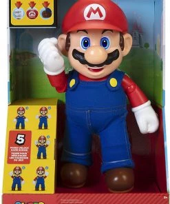 Jakks Pacific Super Mario It's A Me Mario 12 Inch 30+ Phrases Action Figure
