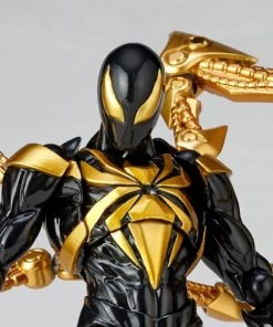 Kaiyodo Revoltech AMAZING YAMAGUCHI 023EX Iron Spider Black Version Limited Edition Action Figure