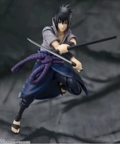 Bandai **Pre Order**S.H. Figuarts Sasuke Uchiha He Who Bears All Hatred "Naruto Shippuden" Action Figure Bandai S.H. Figuarts
