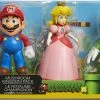 Jakks Pacific Super Mario Mushroom Kingdom 3 Pack Mario Luigi Peach Action Figure