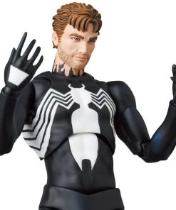 Medicom Toy **Pre Order**MAFEX Spiderman Black Costume (Comic Ver.) Action Figure