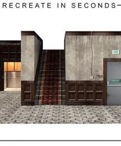 Extreme Sets Hallway Pop-Up DIorama Display 1/12 Scale Action Figures