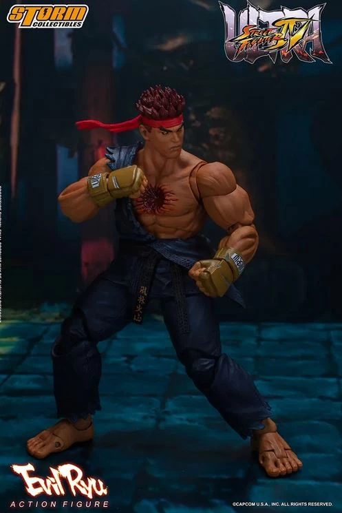Bandai Storm Collectibles Evil Ryu "Ultimate Street Fighter IV" 1/12 Action Figure 3 Bandai Storm Collectibles Evil Ryu "Ultimate Street Fighter IV" 1/12 Action Figure