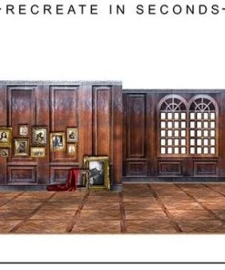 Extreme Sets Mansion Pop-Up DIorama Display 1/12 Scale Action Figures 1:12 Scale Action Figure Accesories