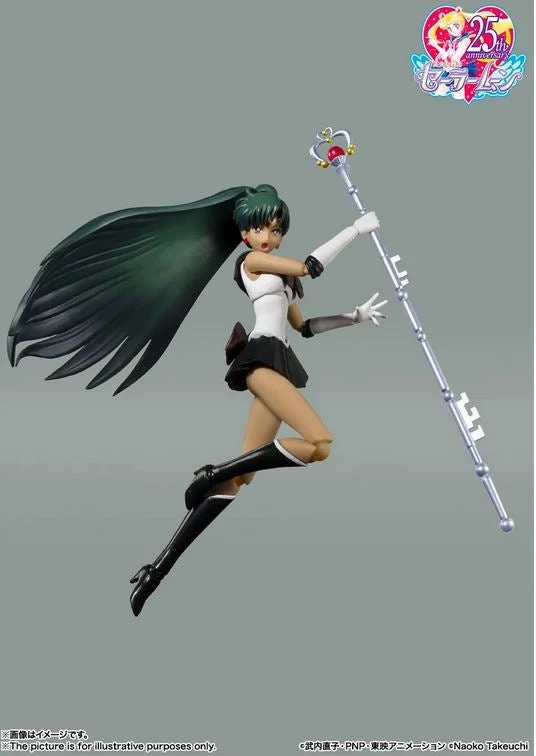 Bandai Bandai S.H. Figuarts S.H. Figuarts Sailor Pluto Animation Color Edition "Pretty Guardian Sailor Moon R" Action Figure 3 Bandai Bandai S.H. Figuarts S.H. Figuarts Sailor Pluto Animation Color Edition "Pretty Guardian Sailor Moon R" Action Figure