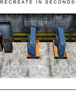 Extreme Sets Vintage Backstage Pop-Up DIorama Display 1/12 Scale Action Figures