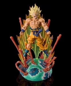 Bandai **Pre Order**Figuarts Zero [Extra Battle] Super Saiyan Son Goku Are You Talking About Krillin?!!!!! "Dragon Ball Z" Statue