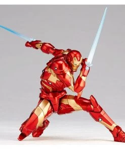 Revoltech **Pre Order**Amazing Yamaguchi No.013 Iron Man Bleeding Edge Armor (Reissue) Action Figure Kaiyodo Revoltech