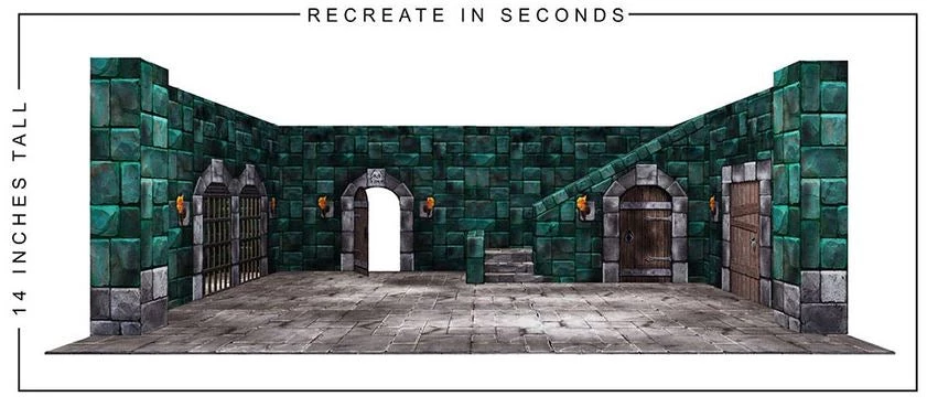 Extreme Sets Dungeon Pop-Up DIorama Display 1/12 Scale Action Figures 4 Extreme Sets Dungeon Pop-Up DIorama Display 1/12 Scale Action Figures