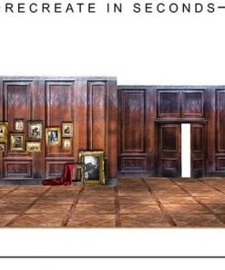 Extreme Sets Mansion Pop-Up DIorama Display 1/12 Scale Action Figures 1:12 Scale Action Figure Accesories