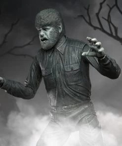 Neca Toys NECA Universal Monsters Ultimate Wolf Man (Black & White) Action Figure