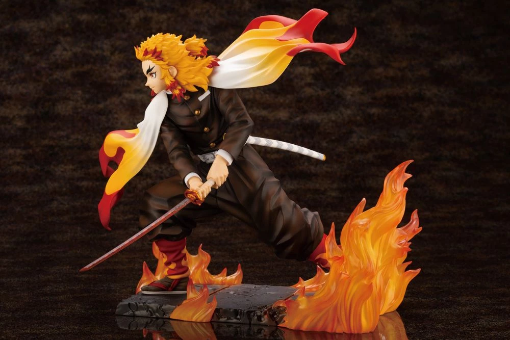 Kotobukiya DEMON SLAYER KYOJURO RENGOKU ARTFX J 4 Kotobukiya DEMON SLAYER KYOJURO RENGOKU ARTFX J