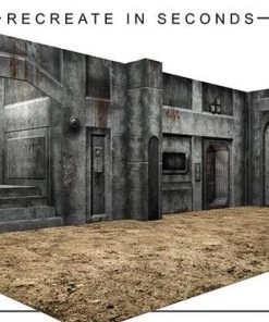 1:12 Scale Action Figure Accesories Extreme Sets J-806M Pop-Up DIorama Display 1/12 Scale Action Figures