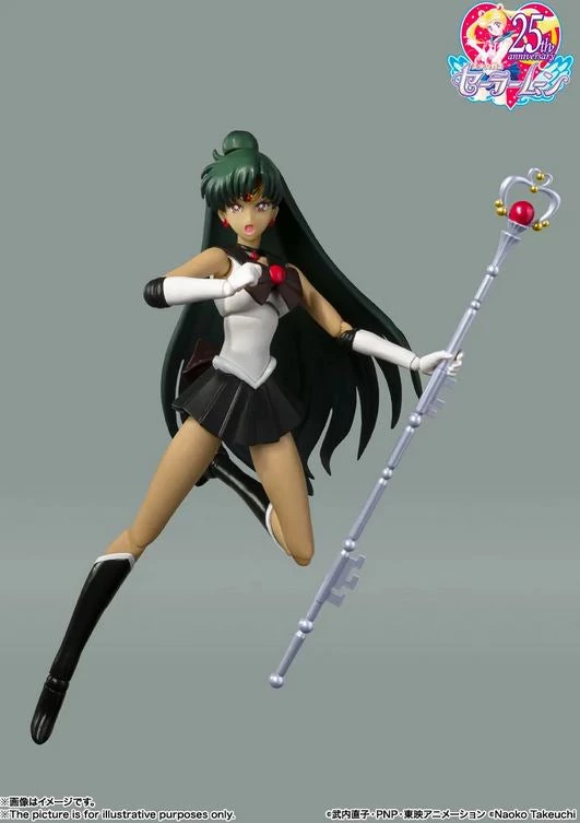 Bandai Bandai S.H. Figuarts S.H. Figuarts Sailor Pluto Animation Color Edition "Pretty Guardian Sailor Moon R" Action Figure 4 Bandai Bandai S.H. Figuarts S.H. Figuarts Sailor Pluto Animation Color Edition "Pretty Guardian Sailor Moon R" Action Figure