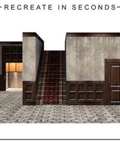 Extreme Sets Hallway Pop-Up DIorama Display 1/12 Scale Action Figures