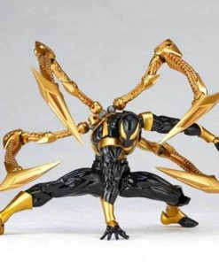 Kaiyodo Revoltech AMAZING YAMAGUCHI 023EX Iron Spider Black Version Limited Edition Action Figure