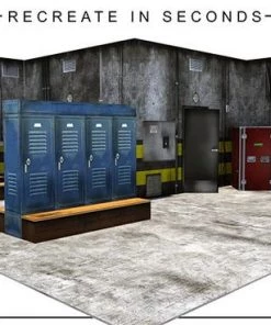 Extreme Sets Vintage Backstage Pop-Up DIorama Display 1/12 Scale Action Figures