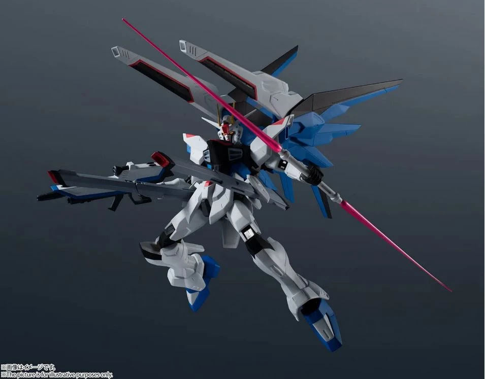 Bandai Gundam Universe ZGMF-X10A Freedom Gundam "Mobile Suit Gundam Seed" Action Figure 5 Bandai Gundam Universe ZGMF-X10A Freedom Gundam "Mobile Suit Gundam Seed" Action Figure