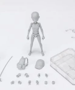 Bandai Bandai S.H. Figuarts S.H. Figuarts Body Kun Ken Sugimori Edition DX Set (Gray Color Ver.) Action Figure