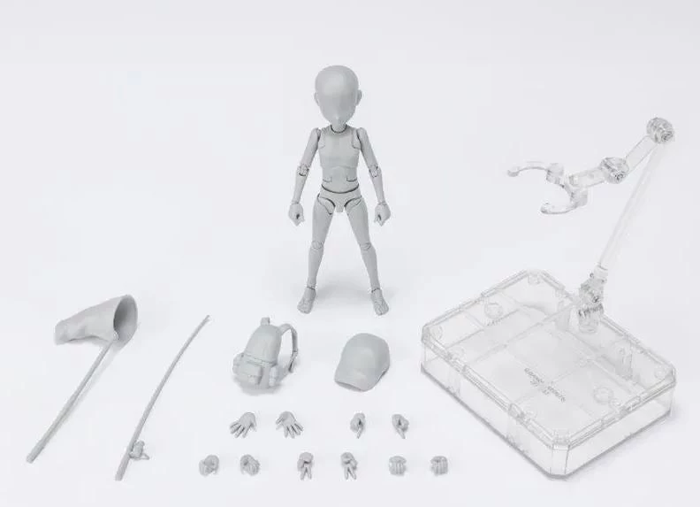 Bandai Bandai S.H. Figuarts S.H. Figuarts Body Kun Ken Sugimori Edition DX Set (Gray Color Ver.) Action Figure 1 Bandai Bandai S.H. Figuarts S.H. Figuarts Body Kun Ken Sugimori Edition DX Set (Gray Color Ver.) Action Figure