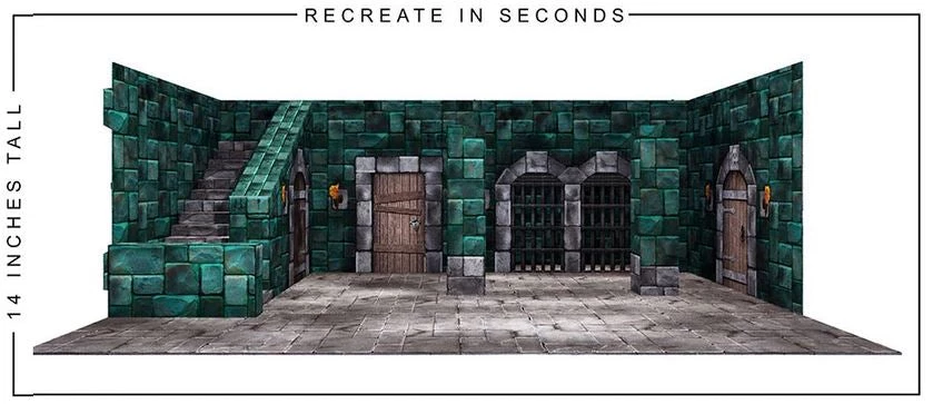 Extreme Sets Dungeon Pop-Up DIorama Display 1/12 Scale Action Figures 5 Extreme Sets Dungeon Pop-Up DIorama Display 1/12 Scale Action Figures