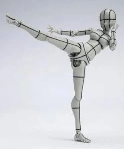 Bandai Bandai S.H. Figuarts **Pre Order**S.H. Figuarts Body Chan Kentaro Yabuki Wire Frame (Gray Color Ver.) Action Figure