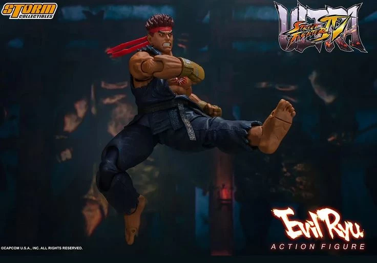 Bandai Storm Collectibles Evil Ryu "Ultimate Street Fighter IV" 1/12 Action Figure 5 Bandai Storm Collectibles Evil Ryu "Ultimate Street Fighter IV" 1/12 Action Figure