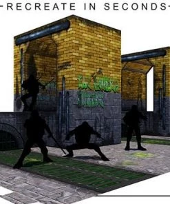 Extreme Sets Animated Sewer Pop-Up DIorama Display 1/12 Scale Action Figures 1:12 Scale Action Figure Accesories