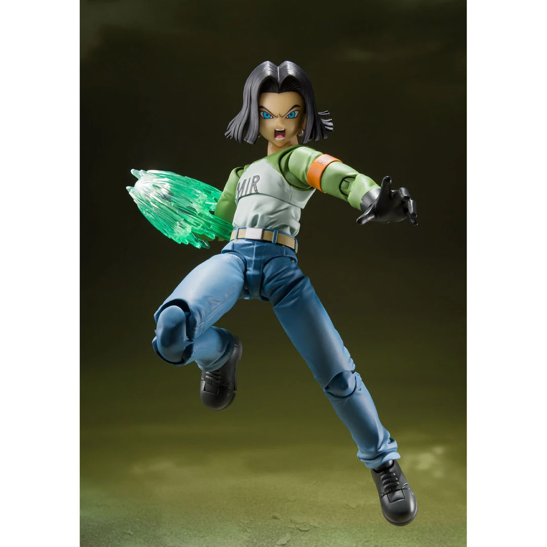 Bandai S.H. Figuarts Android 17 Universe Survival Saga "Dragon Ball Super" Action Figure 2 Bandai S.H. Figuarts Android 17 Universe Survival Saga "Dragon Ball Super" Action Figure