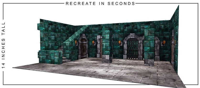 Extreme Sets Dungeon Pop-Up DIorama Display 1/12 Scale Action Figures 6 Extreme Sets Dungeon Pop-Up DIorama Display 1/12 Scale Action Figures