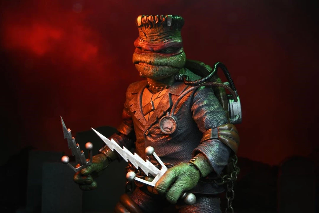Neca Toys NECA Universal Monsters X TMNT Ultimate Raphael As Frankenstein's Monster Action Figure 6 Neca Toys NECA Universal Monsters X TMNT Ultimate Raphael As Frankenstein's Monster Action Figure