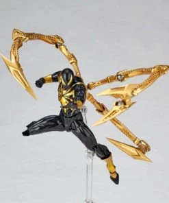 Kaiyodo Revoltech AMAZING YAMAGUCHI 023EX Iron Spider Black Version Limited Edition Action Figure
