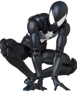 Medicom Toy **Pre Order**MAFEX Spiderman Black Costume (Comic Ver.) Action Figure