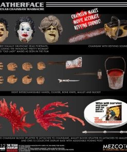 **Pre Order**Mezco One 12 The Texas Chainsaw Massacre (1974) Leatherface Deluxe Edition Action Figure Mezco Toys