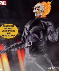 **Pre Order**Mezco One 12 Marvel Ghost Rider & Hell Cycle Set Action Figure 19 **Pre Order**Mezco One 12 Marvel Ghost Rider & Hell Cycle Set Action Figure