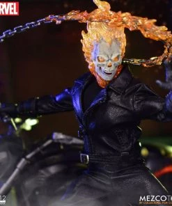 **Pre Order**Mezco One 12 Marvel Ghost Rider & Hell Cycle Set Action Figure 24 **Pre Order**Mezco One 12 Marvel Ghost Rider & Hell Cycle Set Action Figure