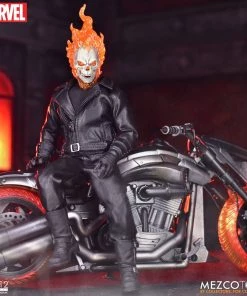 **Pre Order**Mezco One 12 Marvel Ghost Rider & Hell Cycle Set Action Figure 27 **Pre Order**Mezco One 12 Marvel Ghost Rider & Hell Cycle Set Action Figure