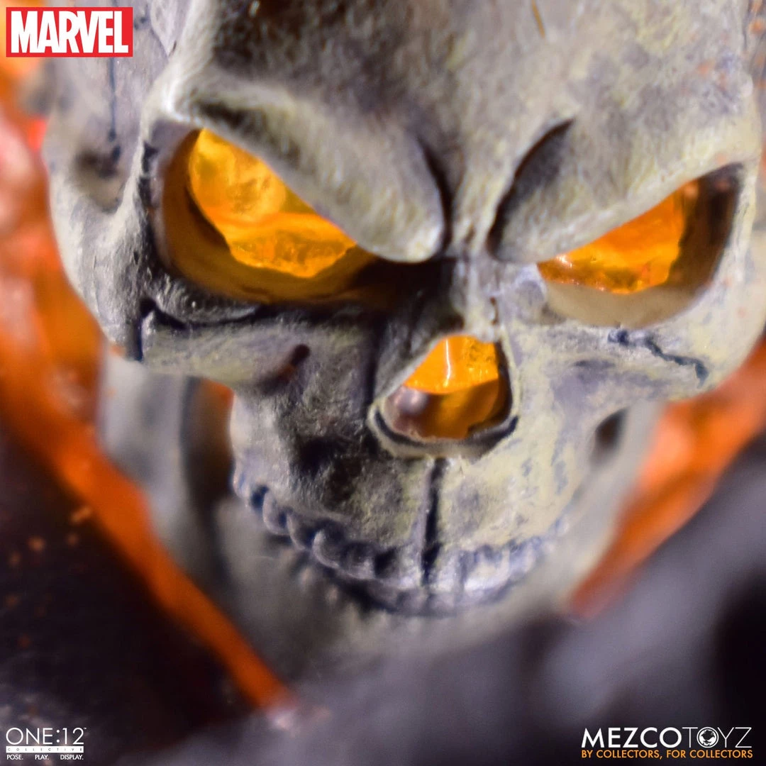 **Pre Order**Mezco One 12 Marvel Ghost Rider & Hell Cycle Set Action Figure 14 **Pre Order**Mezco One 12 Marvel Ghost Rider & Hell Cycle Set Action Figure