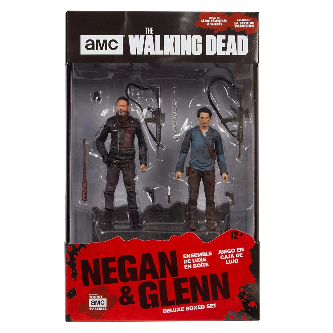 Mcfarlane Toys AMC The Walking Dead Negan & Glenn Deluxe Boxed Set Action Figure 1 Mcfarlane Toys AMC The Walking Dead Negan & Glenn Deluxe Boxed Set Action Figure