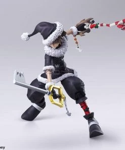 Square Enix Bring Arts Kingdom Hearts 2 Sora Christmas Town Ver Action Figure