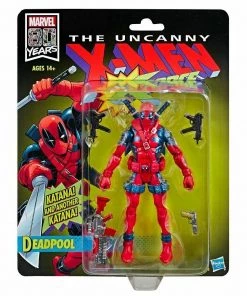 Hasbro Toys Marvel Legends Vintage Deadpool 80 Years Action Figure