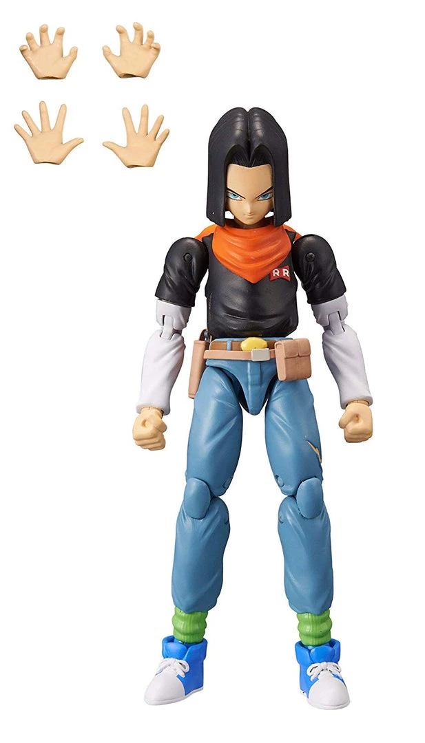Bandai Dragon Ball Stars Super Android 17 Action Figure 3 Bandai Dragon Ball Stars Super Android 17 Action Figure