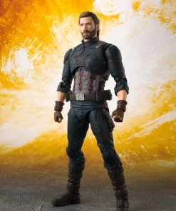 Bandai Bandai S.H. Figuarts S.H. Figuarts Avengers Infinity War Captain America & Tamashii Effect Explosion Action Figure