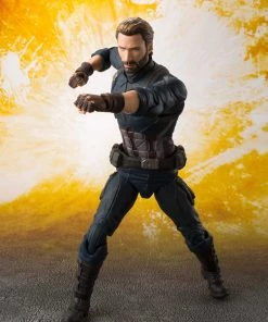 Bandai Bandai S.H. Figuarts S.H. Figuarts Avengers Infinity War Captain America & Tamashii Effect Explosion Action Figure