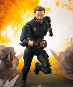 Bandai Bandai S.H. Figuarts S.H. Figuarts Avengers Infinity War Captain America & Tamashii Effect Explosion Action Figure
