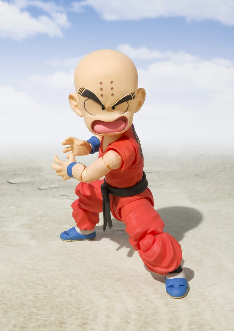 Bandai S.H. Figuarts Dragonball Kid Krillin Action Figure Bandai S.H. Figuarts 4 Bandai S.H. Figuarts Dragonball Kid Krillin Action Figure Bandai S.H. Figuarts