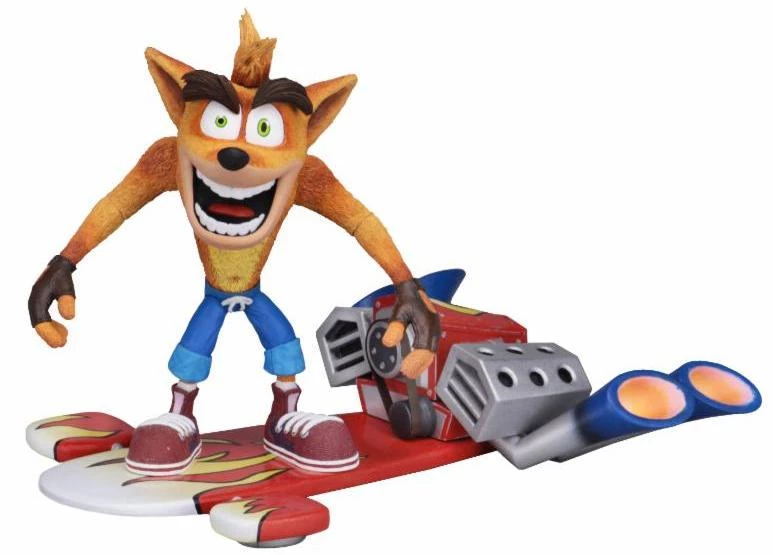 Neca Toys NECA Crash Bandicoot Deluxe With Hoverboard Action Figure 3 Neca Toys NECA Crash Bandicoot Deluxe With Hoverboard Action Figure